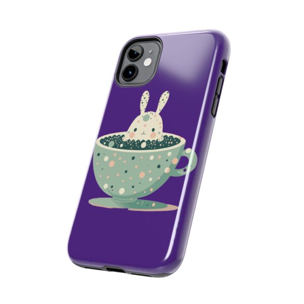 Cute Bunny in a Coffee Cup On Tough Phone Cases, Case-Mate Custom Phone Case For iPhone Series - Image 14