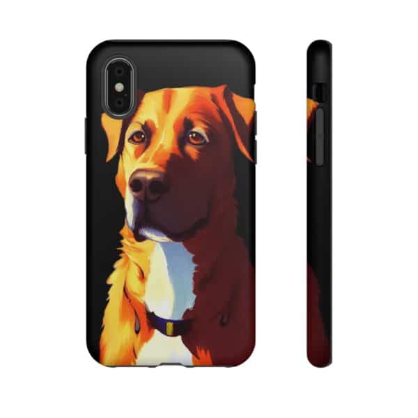 Dog Portrait On Tough Cases Custom Phone Cases For iPhone Google Pixel and Samsung Series. - Image 6