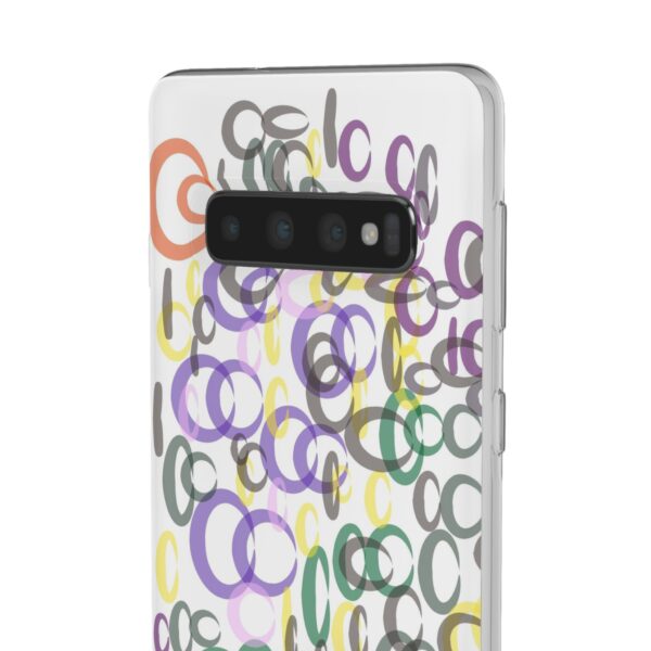 Colorful. Circles Flexi Cases For iPhone Samsung - Image 120