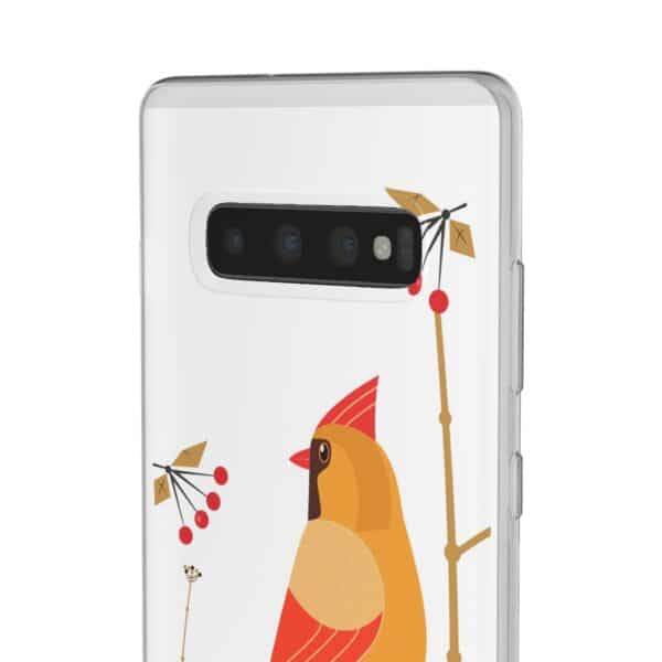 Red Cardinal Female On Flexi Cases Custom Phone Cases For iPhone and Samsung Series - Image 116
