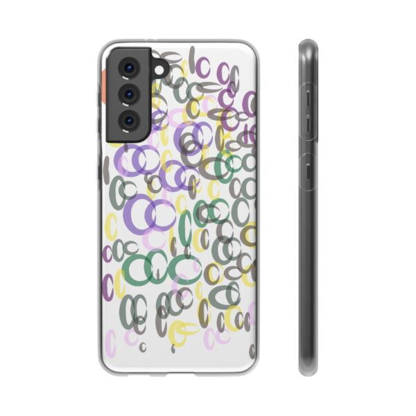 Colorful. Circles Flexi Cases For iPhone Samsung - Image 168