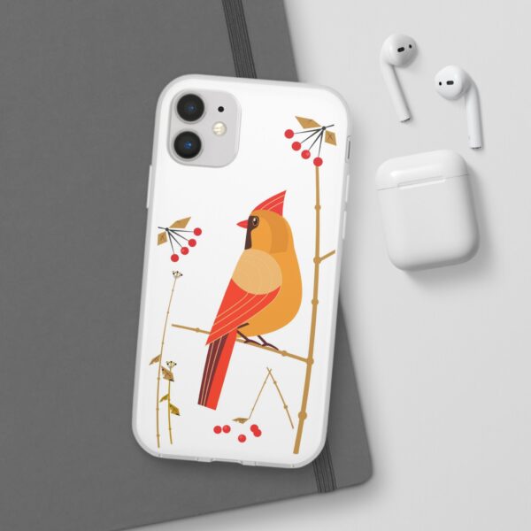 Red Cardinal Female On Flexi Cases Custom Phone Cases For iPhone and Samsung Series - Image 69