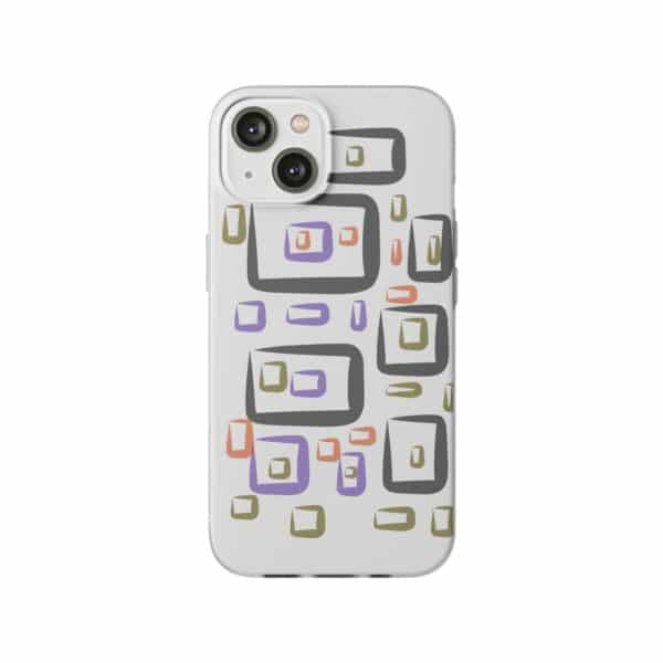 Colorful Circles Gingham Flexi Cases For iPhone and Samsung - Image 197