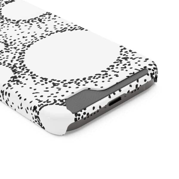 Rounded Shapes Phone Case With Card Holder Custom Phone Case For iPhone and Samsung - Image 42
