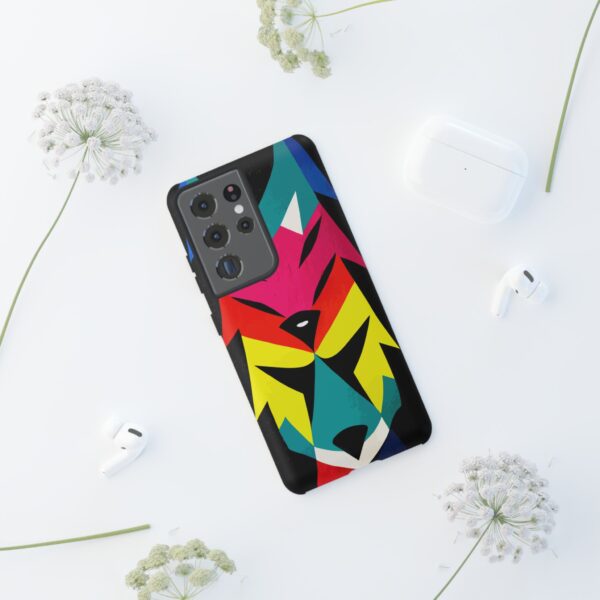 Rainbow Designs Wolf Head On Tough Cases Custom Phone Cases For iPhone Google Pixel and Samsung Series - Image 66