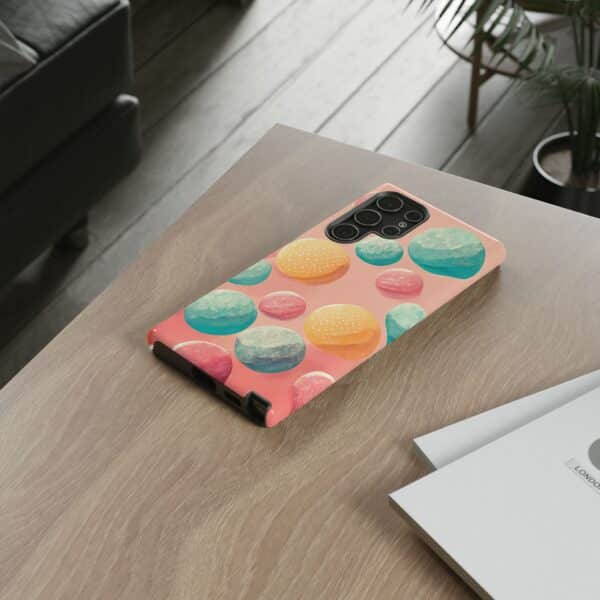 Rainbow Designs Pink Bubble On Tough Cases Custom Phone Cases For iPhone Google Pixel and Samsung Series - Image 92