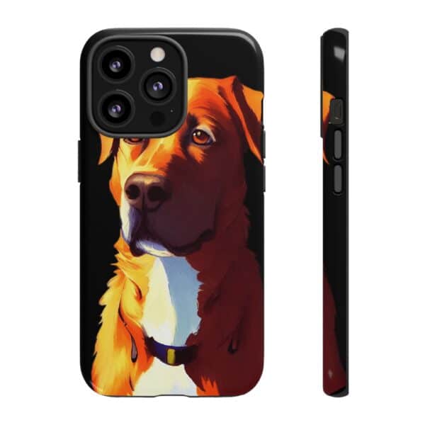 Dog Portrait On Tough Cases Custom Phone Cases For iPhone Google Pixel and Samsung Series. - Image 47