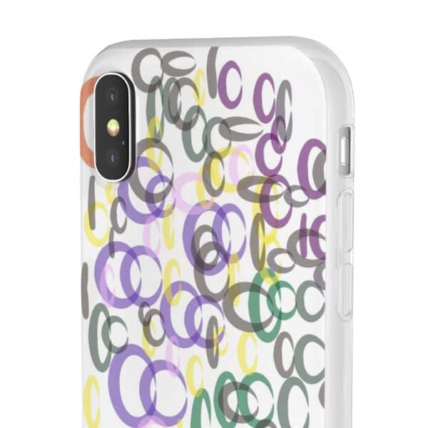 Colorful. Circles Flexi Cases For iPhone Samsung - Image 100