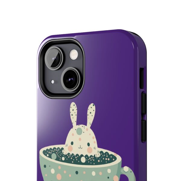Cute Bunny in a Coffee Cup On Tough Phone Cases, Case-Mate Custom Phone Case For iPhone Series - Image 47