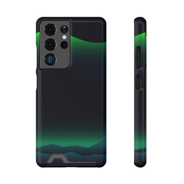Aurora Lights On Phone Case With Card Holder Custom Phone Cases For iPhone and Samsung - Image 153