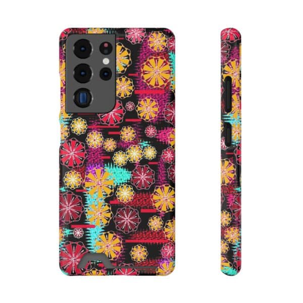 Rainbow Designs Phone Case With Card Holder For iPhone and Samsung - Image 153