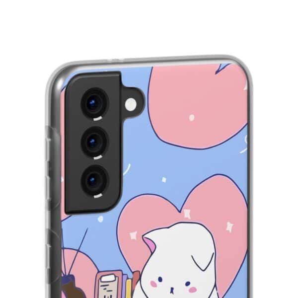 White Cat Flexi Cases For Samsung and iPhone - Image 159