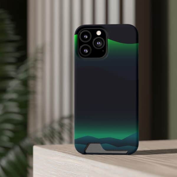 Aurora Lights On Phone Case With Card Holder Custom Phone Cases For iPhone and Samsung - Image 132