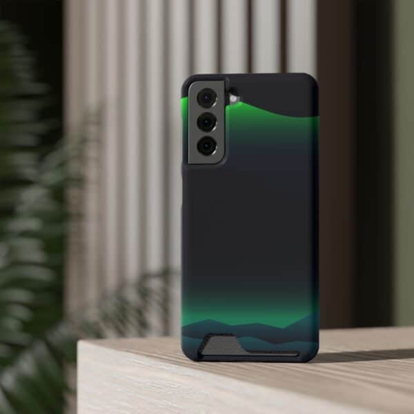 Aurora Lights On Phone Case With Card Holder Custom Phone Cases For iPhone and Samsung - Image 60