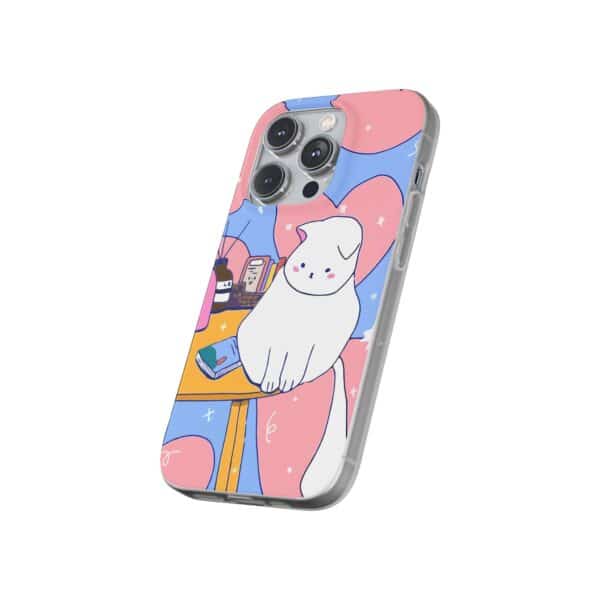 White Cat Flexi Cases For Samsung and iPhone - Image 204