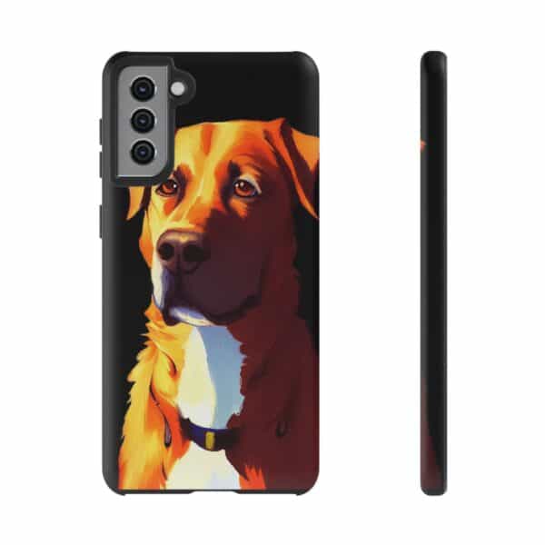 Dog Portrait On Tough Cases Custom Phone Cases For iPhone Google Pixel and Samsung Series. - Image 61