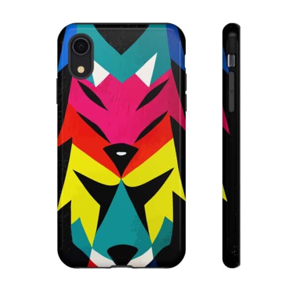 Rainbow Designs Wolf Head On Tough Cases Custom Phone Cases For iPhone Google Pixel and Samsung Series - Image 7