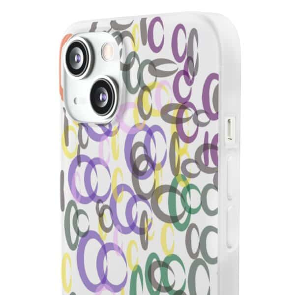 Colorful. Circles Flexi Cases For iPhone Samsung - Image 128