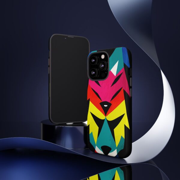 Rainbow Designs Wolf Head On Tough Cases Custom Phone Cases For iPhone Google Pixel and Samsung Series - Image 50