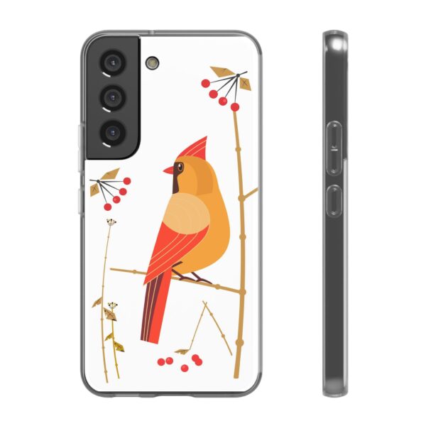 Red Cardinal Female On Flexi Cases Custom Phone Cases For iPhone and Samsung Series - Image 176