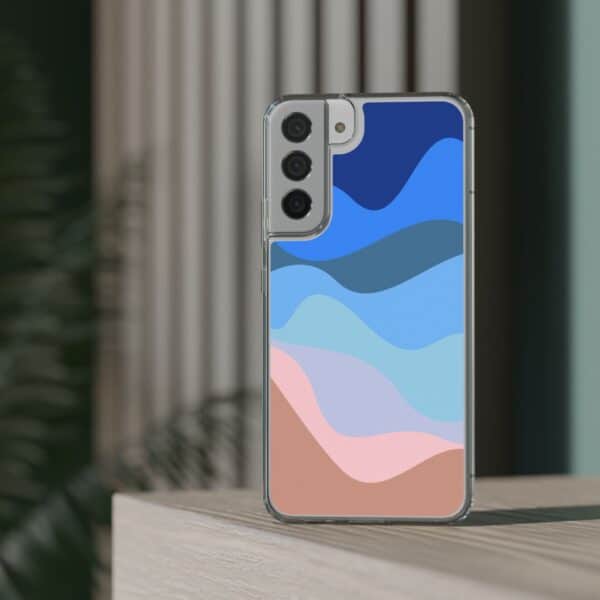 Ocean Blue Wave Clear Cases For iPhone & Samsung  🌊 - Image 48