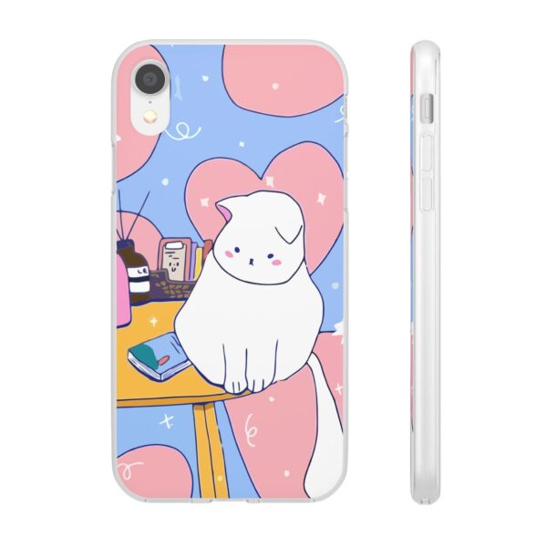 White Cat Flexi Cases For Samsung and iPhone - Image 103