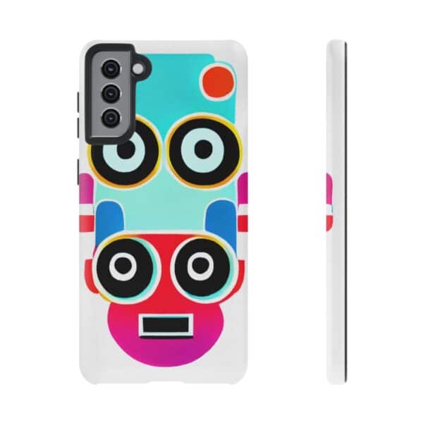 Rainbow Designs Robot On Tough Cases Custom Phone Cases For iPhone Google Pixel and Samsung Series - Image 61
