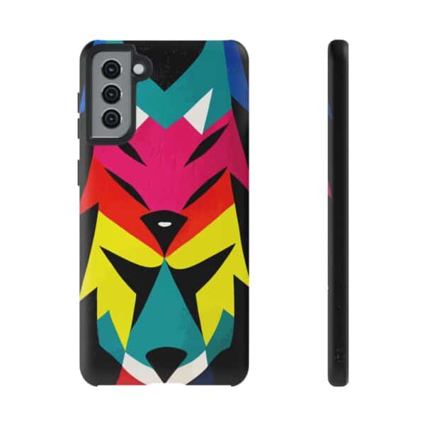 Rainbow Designs Wolf Head On Tough Cases Custom Phone Cases For iPhone Google Pixel and Samsung Series - Image 61