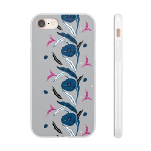 Blue Poppies On Flexi Cases Custom Phone Cases For iPhone and Samsung Series