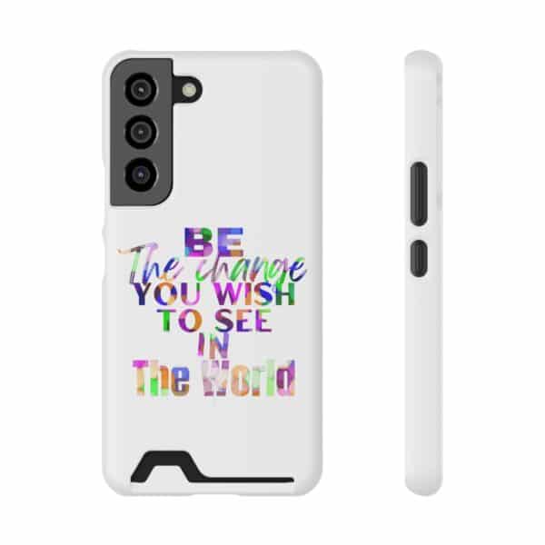 Rainbow Designs Samsung Galaxy S22 Phone Case With Card Holder - Image 5
