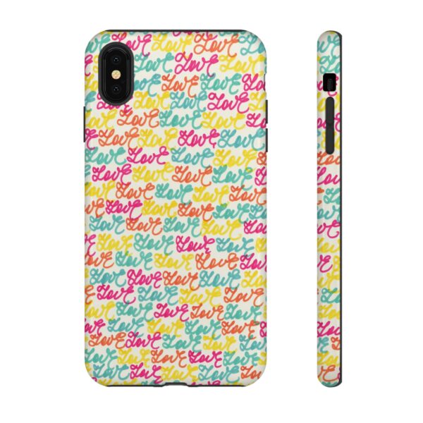 Colorful Love Letters Tough Cases Custom Phone Cases For iPhone Google Pixel and Samsung Series - Image 11