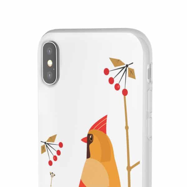 Red Cardinal Female On Flexi Cases Custom Phone Cases For iPhone and Samsung Series - Image 23
