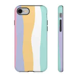 Rainbow Designs Multi Colour On Tough Cases Custom Phone Cases For iPhone Google Pixel and Samsung Series