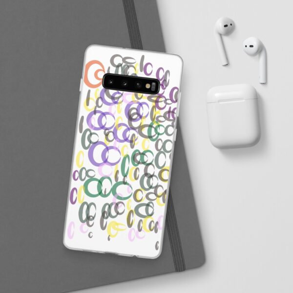 Colorful. Circles Flexi Cases For iPhone Samsung - Image 117