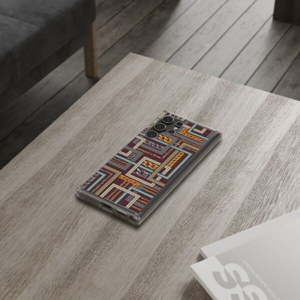 Digital Pattern Clear Cases For iPhone and Samsung - Image 50