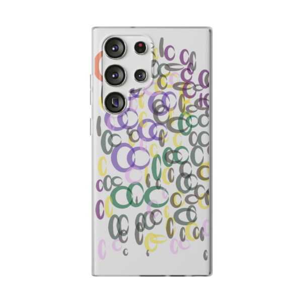 Colorful. Circles Flexi Cases For iPhone Samsung - Image 221