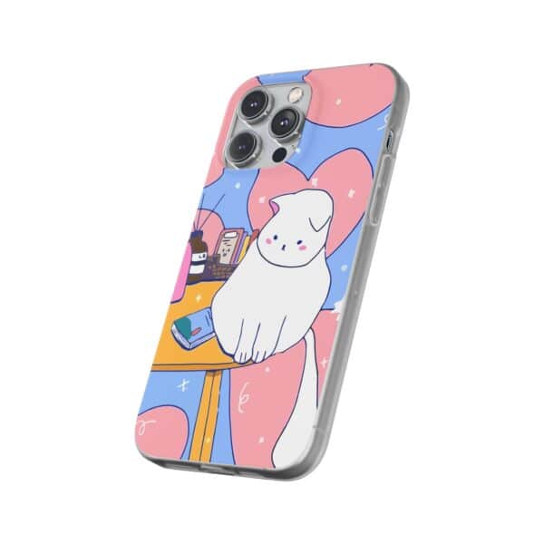 White Cat Flexi Cases For Samsung and iPhone - Image 240