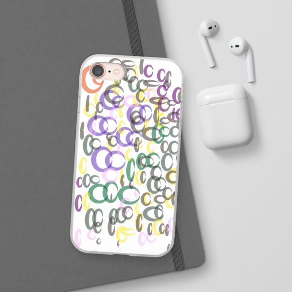 Colorful. Circles Flexi Cases For iPhone Samsung - Image 3