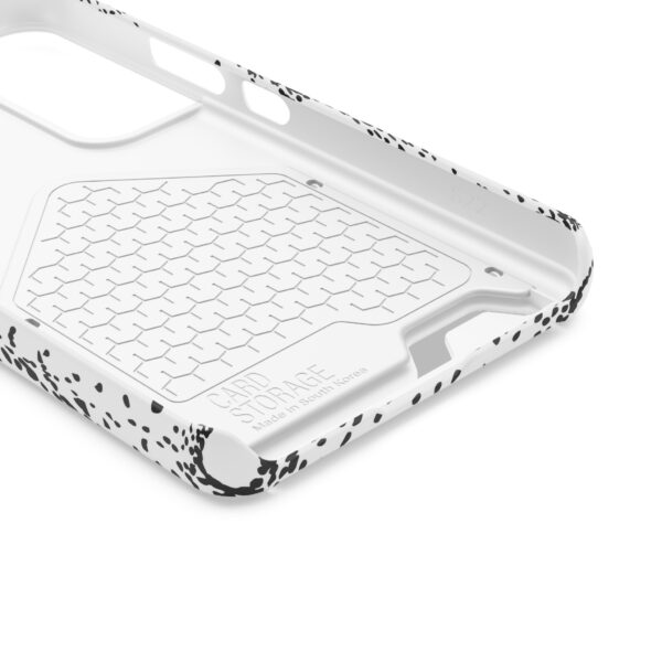 Rounded Shapes Phone Case With Card Holder Custom Phone Case For iPhone and Samsung - Image 3