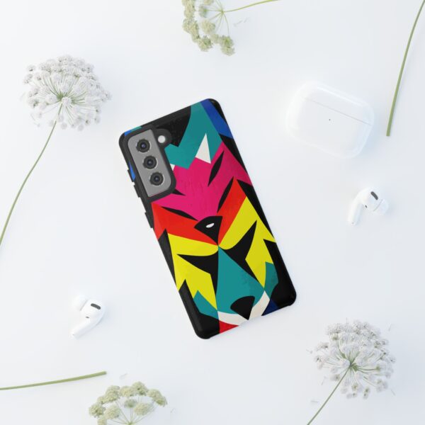 Rainbow Designs Wolf Head On Tough Cases Custom Phone Cases For iPhone Google Pixel and Samsung Series - Image 56