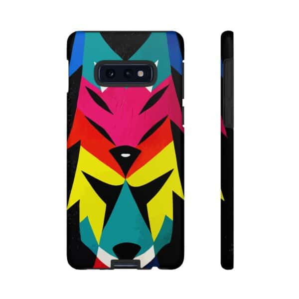 Rainbow Designs Wolf Head On Tough Cases Custom Phone Cases For iPhone Google Pixel and Samsung Series - Image 14