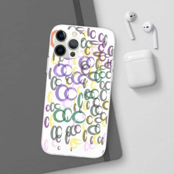 Colorful. Circles Flexi Cases For iPhone Samsung - Image 81