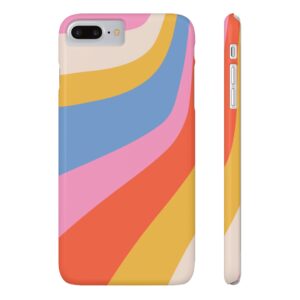 Rainbow Designs Groovy Retro On Slim Phone Cases Case-Mate Custom Phone Cases For iPhone and Samsung Series