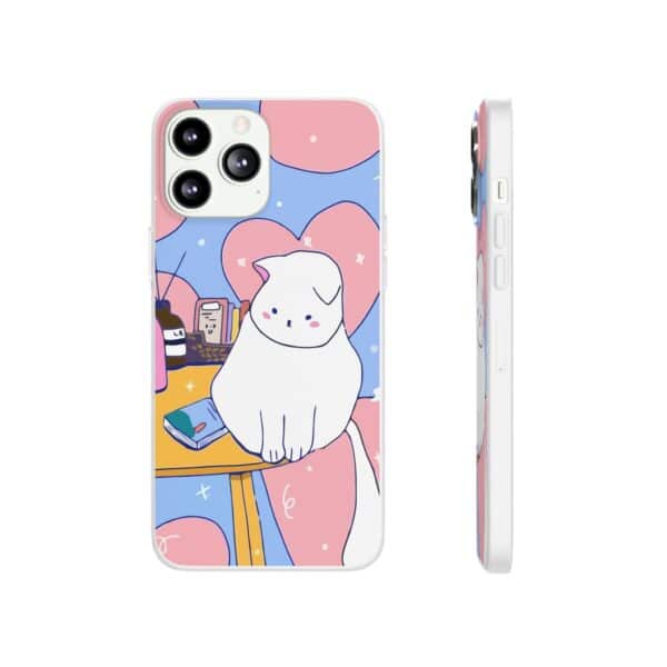 White Cat Flexi Cases For Samsung and iPhone - Image 143