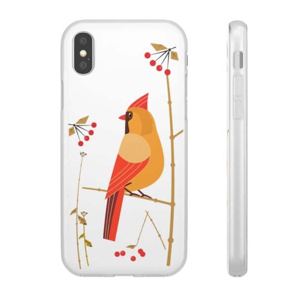 Red Cardinal Female On Flexi Cases Custom Phone Cases For iPhone and Samsung Series - Image 19