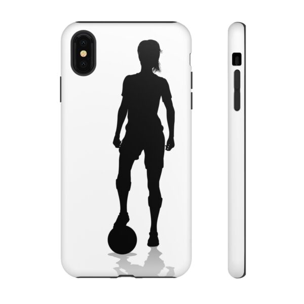Silhouette Football Player Women Tough Cases Custom Phone Cases For iPhone Google Pixel and Samsung Series - Image 11