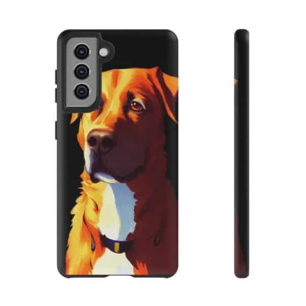 Dog Portrait On Tough Cases Custom Phone Cases For iPhone Google Pixel and Samsung Series. - Image 57