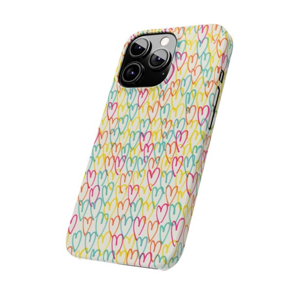 Colorful Hearts On Slim Phone Cases Case-Mate Custom Phone Cases For iPhone and Samsung Series - Image 32
