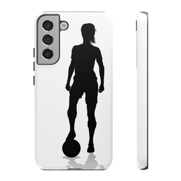 Silhouette Football Player Women Tough Cases Custom Phone Cases For iPhone Google Pixel and Samsung Series - Image 72