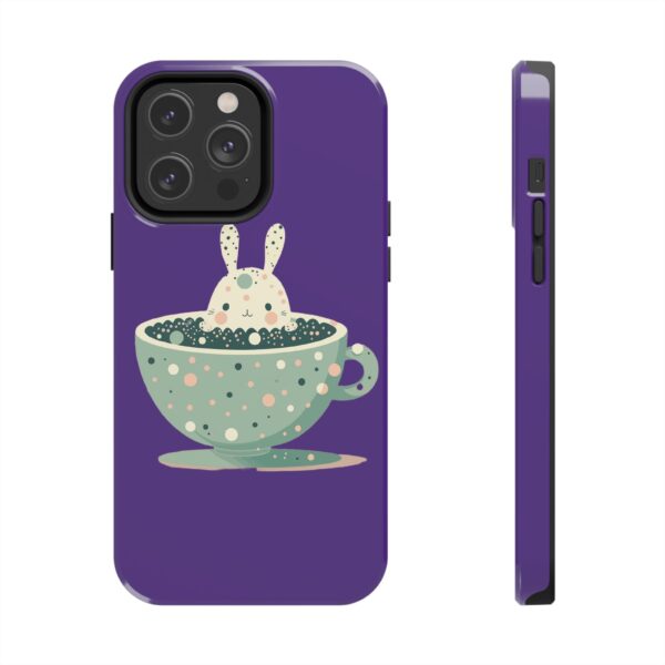 Cute Bunny in a Coffee Cup On Tough Phone Cases, Case-Mate Custom Phone Case For iPhone Series - Image 58